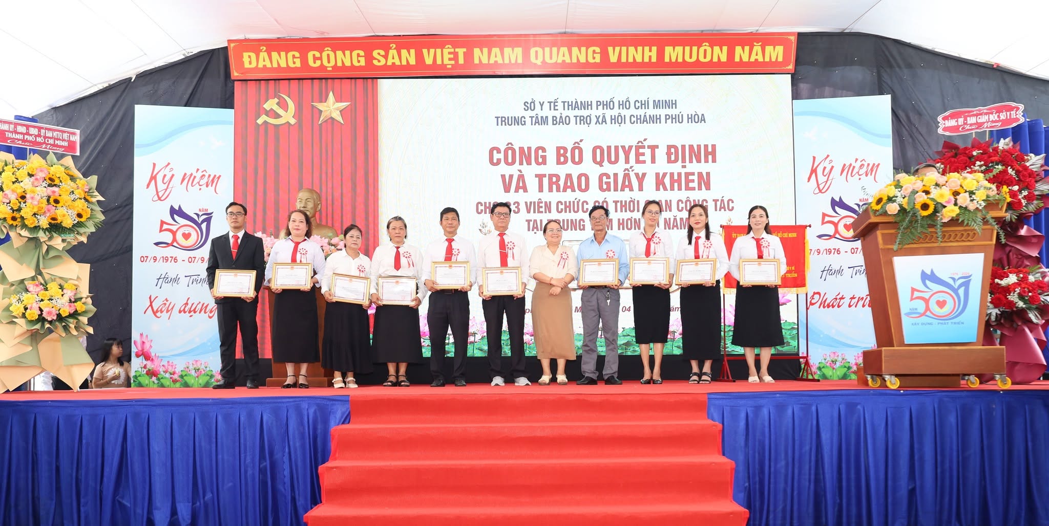 Trung tâm Chánh Phú Hòa kỷ niệm 50 năm thành lập