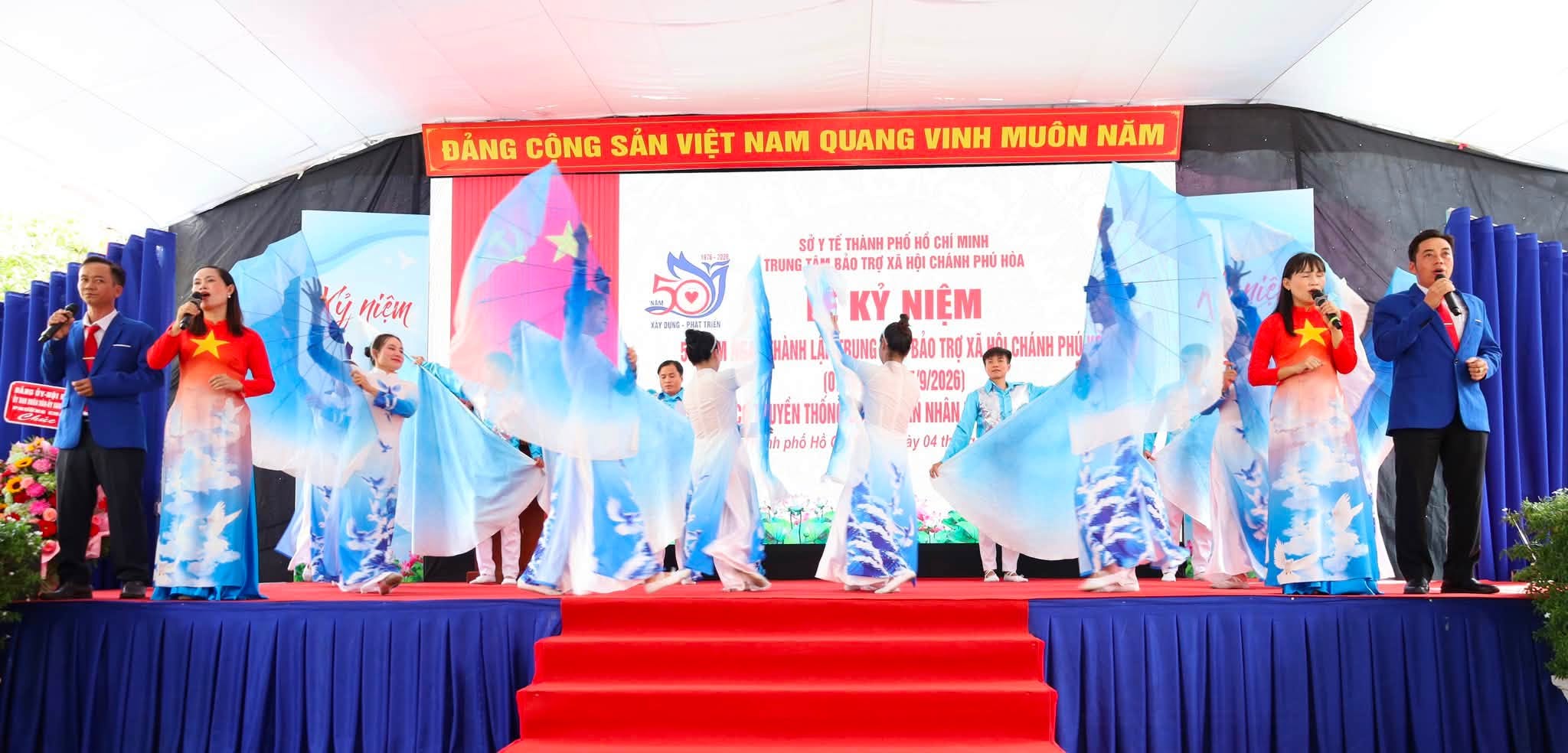 Trung tâm Bảo trợ xã hội Chánh Phú Hòa tổ chức Lễ kỷ niệm 50 năm ngày thành lập