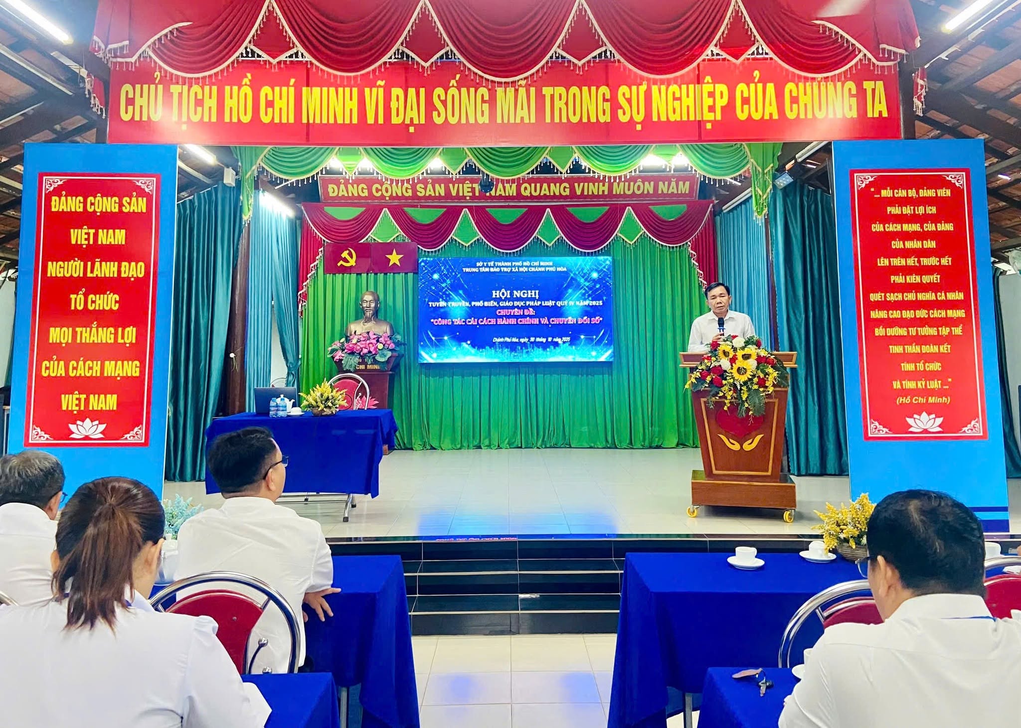 Trung tâm Bảo trợ xã hội Chánh Phú Hòa đẩy mạnh công tác cải cách hành chính năm 2026